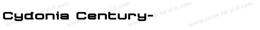 Cydonia Century字体转换